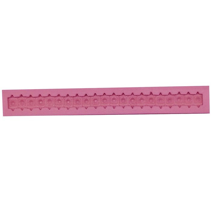 Funshowcase Jewel Link Candy Silicone Mold for Sugarcraft, Cake Border Decoration, Cupcake Topper, Chocolate,... N3