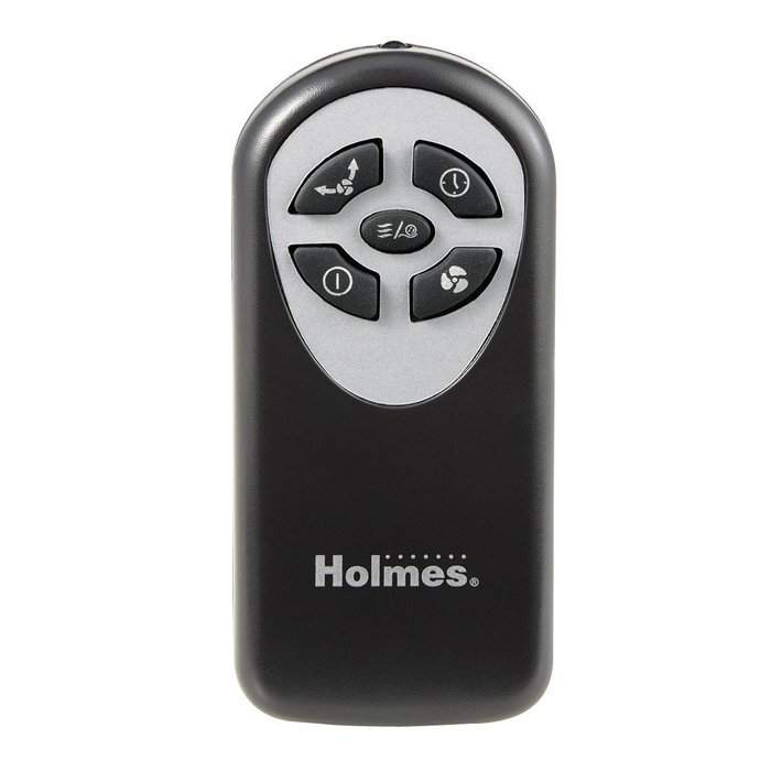 Holmes 12 Inch Blizzard Remote Control Power Fan with Rotating Grill N5