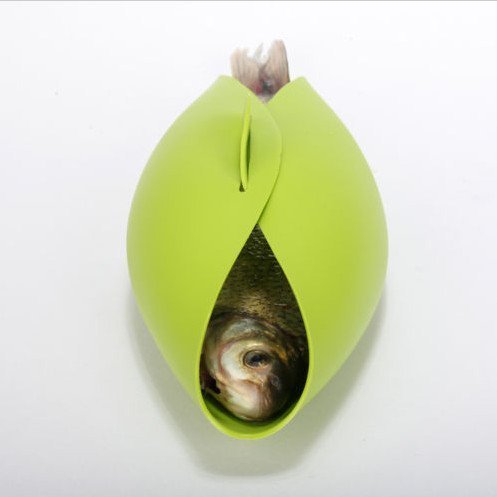 CXLKST Platinum Silicone Folding Bowl Baking Fish Egg Pot Steam Roaster Oven Bake Tool N2