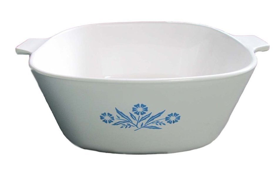 Corning Ware Blue Cornflower 2.5 Qt. Rectangular Casserole P-2.5-B - No Lid
