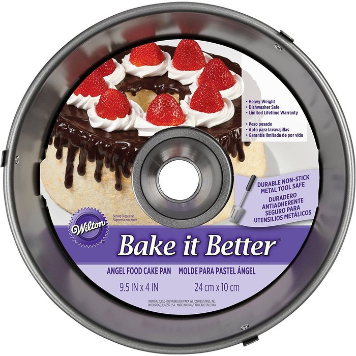 Wilton 2pc Heavy Duty Non-Stick Angel Food Cake Pan 2105-5206