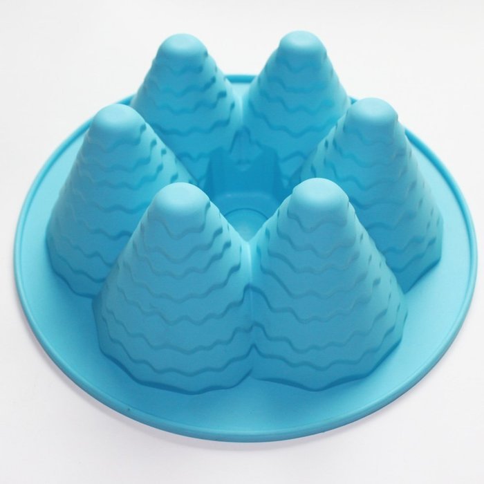 X-Haibei Large Christmas Holiday Tree Bundt Pan Gelatina Cake Baking Mold Silicone