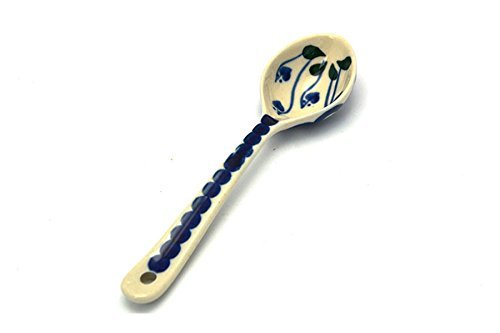 Polish Pottery Spoon - Small - Bleeding Heart