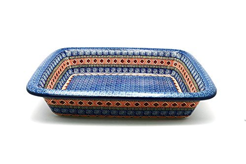 Polish Pottery Baker - Lasagna - Aztec Sun