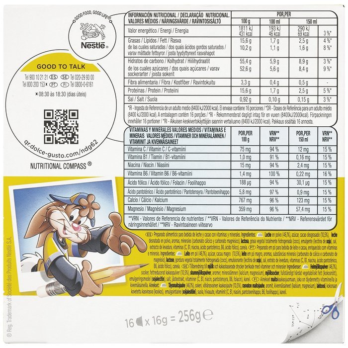 Nescaf&eacute; Dolce Gusto Nesquik, 16 Capsules N3