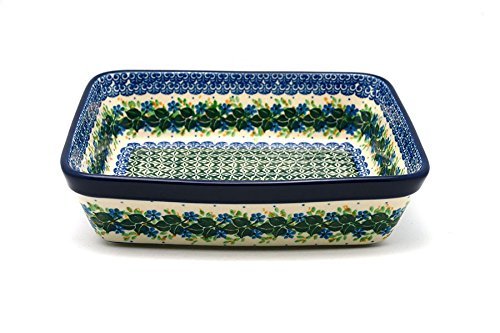 Polish Pottery Baker - Rectangular - Medium - Ivy Trail