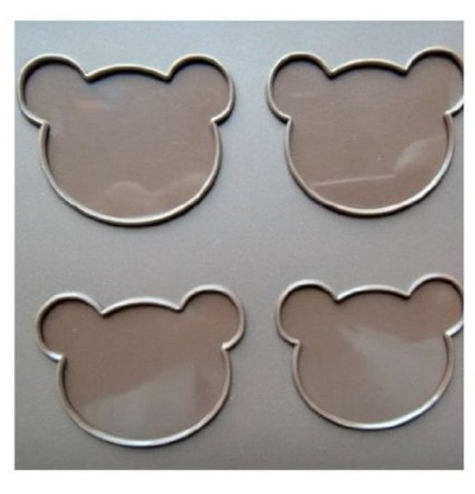 U-beauty Lovely Cartoon Bear Heart Penguin Silicone DIY Macaroon Mats Moulds Sheet N3