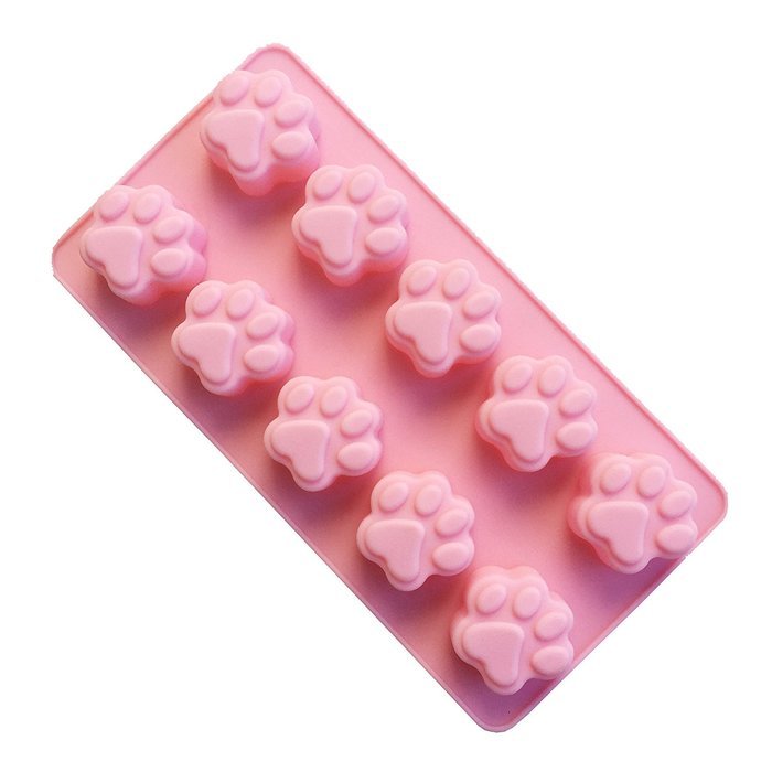 Always Your Chef Candy Making Molds 10-Cavity Cute Bear Paw Silicone Chocolates Molds/Ice Cube Trays, Great Molds...