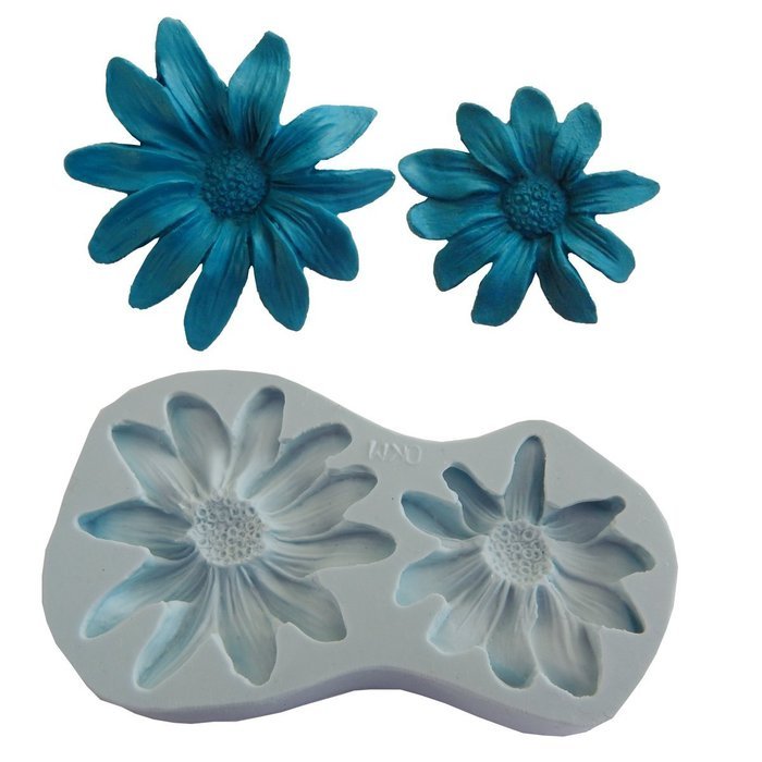 Silicone Molds Daisy Flowers Cake Decorating Fondant Gompaste Supply M4776 By Ok Molds