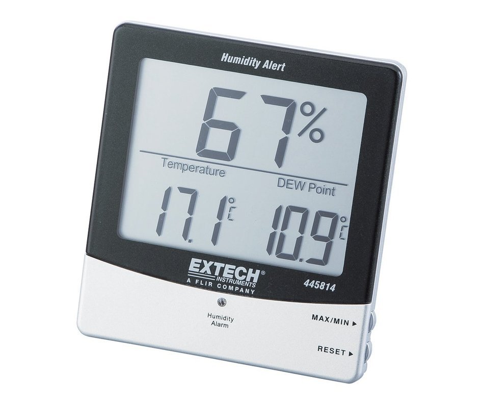 Extech 445815-NIST Big Digit Humidity Alert with Nist N4