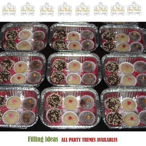 10 Pcs Mexican Boy Silver Aluminum Foil Trays Box With Personalized Paper Board Lid - All Party Theme Available N5