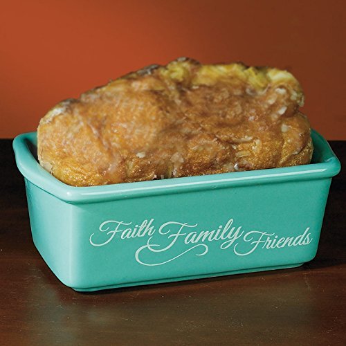 Abbey Press "Blooming Blessings" Mini Loaf Pans, 6 by 3.5 by 2.25", Lime N4