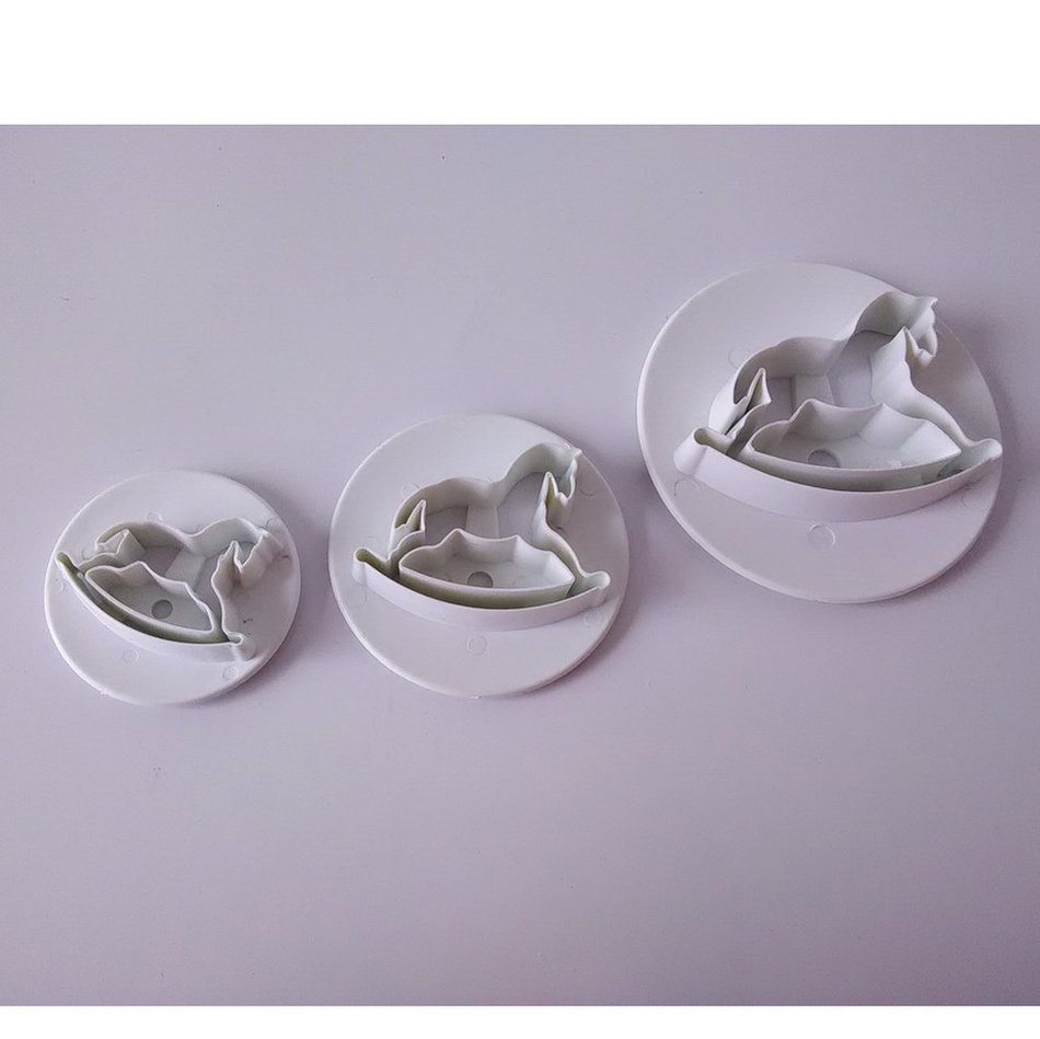 Click Down Bear Head Shape Fondant Cake Silicone Mold Pink Mini N16