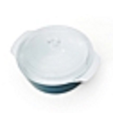 9.65" L x 8.11" W x 5.51" H Ceramic/Glass 2.11 qt. Covered Casserole Dish in Blue N2