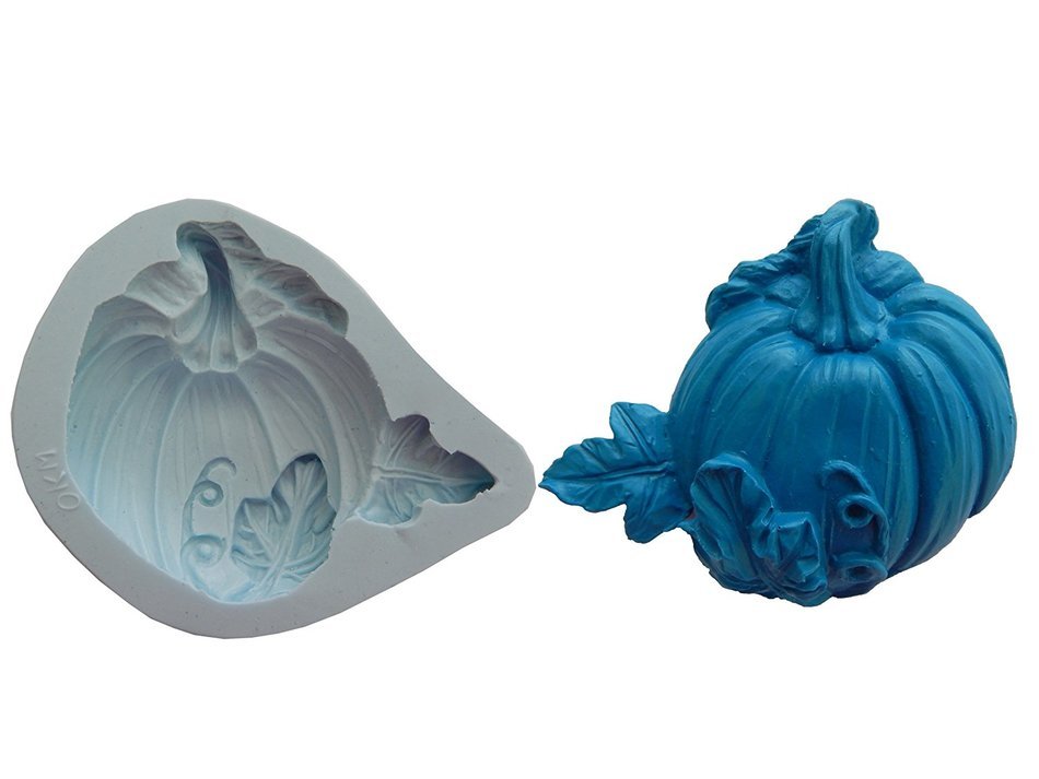 Silicone Molds Cake Decorating Fondant Gompaste Supply Pumpkin​​ M5002 By Ok Molds