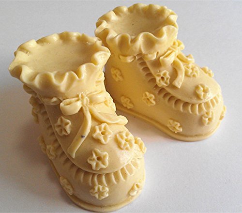 Design 336 Baby's Shoes Shape Silicone Mold, 3D Fondant Mold,Soap Mold,Chocolate Mold,Cake Tool