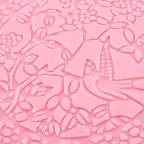 Magpies Branches Round Silicone Lace Fondant Mold Cake Mould N3