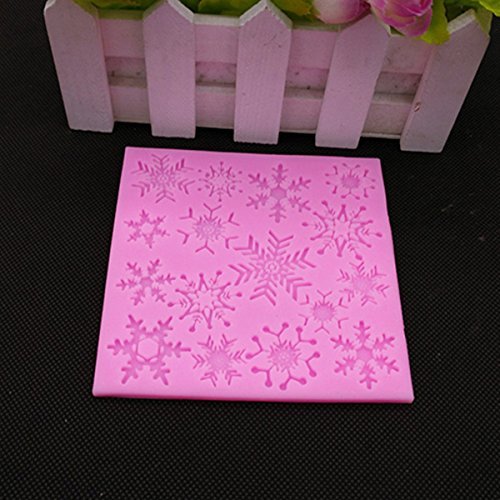 "Christmas Snowflake Fondant Mold Cake Silicone Mould Bakeware Fondant Pastry Decorating Tool" shopping N2