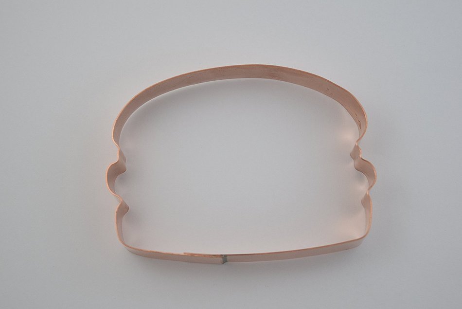 Single Hamburger Cheeseburger Copper Cookie Cutter Fast Food Shapes N4