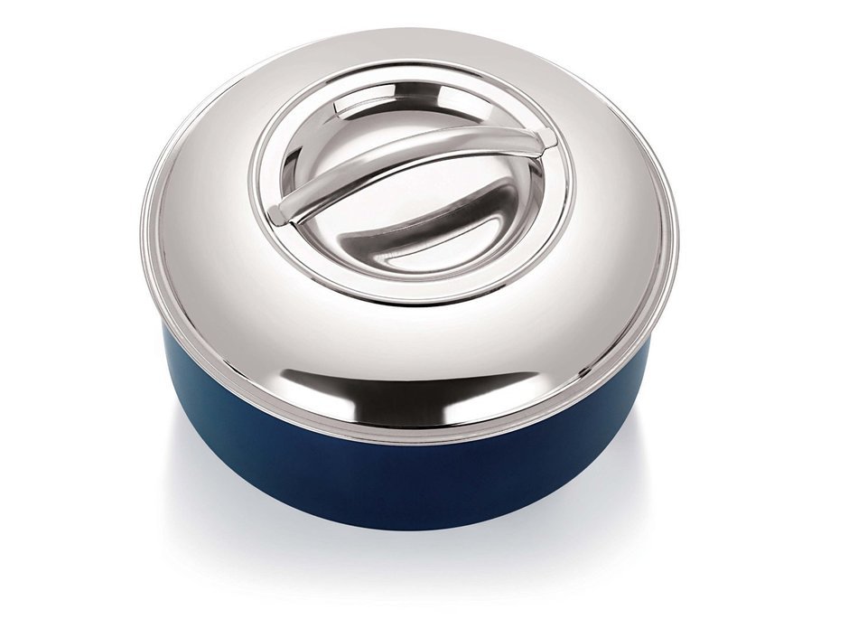 NanoNine Stainless Steel Insulated Serving Pot, 500 millilitre, Blue N2
