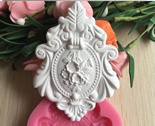 Beautiful Vintage Frame Shape 3d Silicone Cake Mold for Cake Decorating C503 N3
