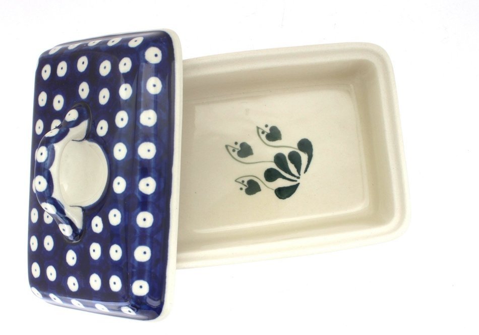Polish Pottery Alyce Butter Tub N3
