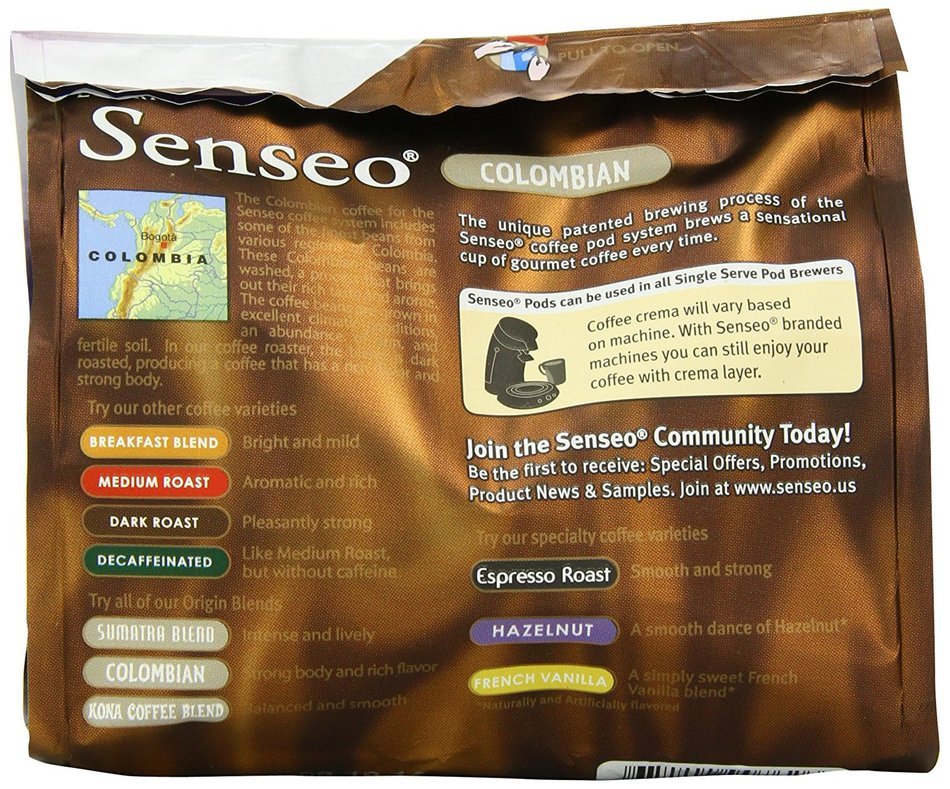 Senseo Coffee Pods, Kona Blend, 16 Count (Pack of 4) N16