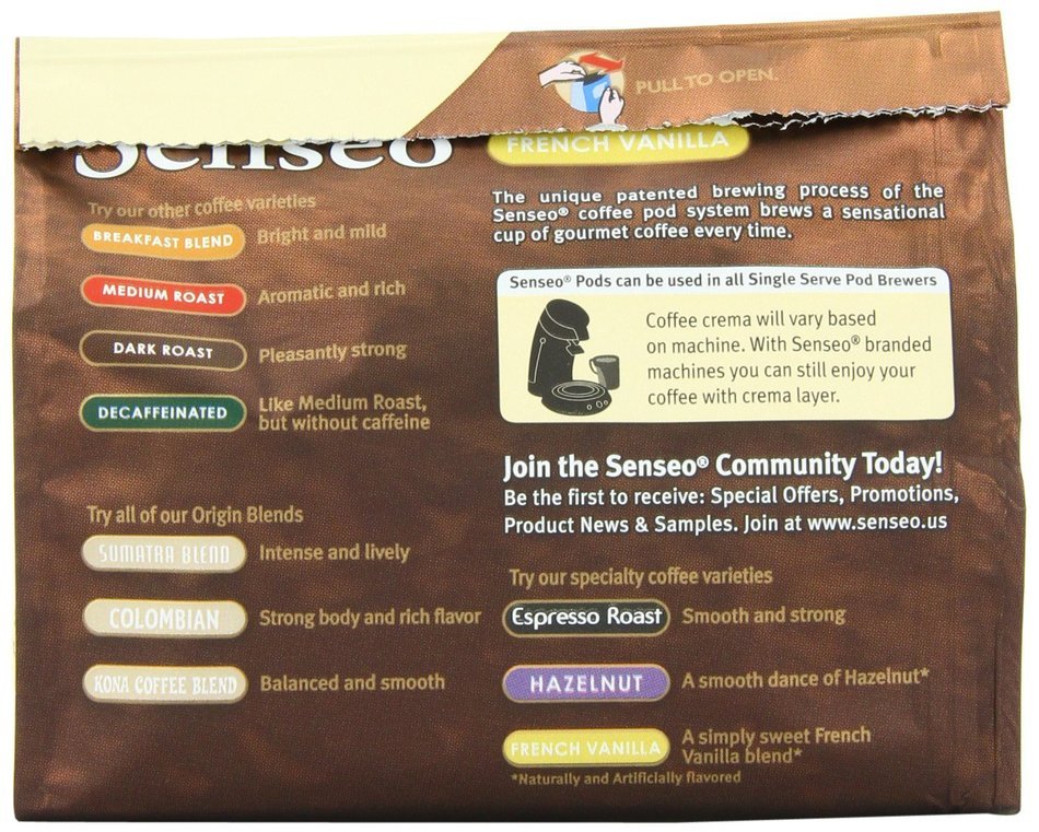 Senseo Coffee Pods, Kona Blend, 16 Count (Pack of 4) N22