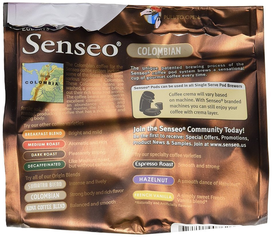 Senseo Coffee Pods, Kona Blend, 16 Count (Pack of 4) N30