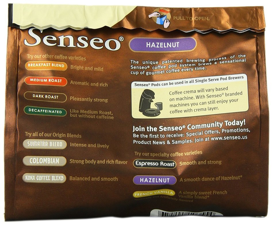 Senseo Coffee Pods, Kona Blend, 16 Count (Pack of 4) N33