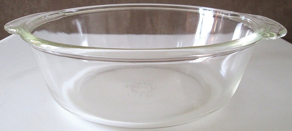Fire King 1-1/2 Qt Clear Glass Casserole - NO LID