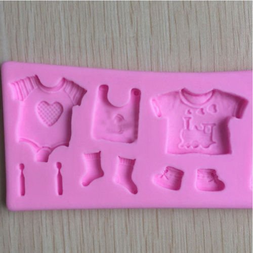 3D Silicone Baby Shower Fondant Decorating Chocolate Baking Mold Tool Cake Mould N3