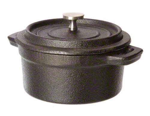 American Metalcraft CIPR42 Cast Iron, 5.6" Length x 4.6" Width, Black