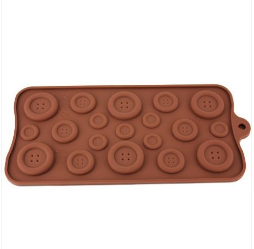 3D Button Fondant Cake Bread Decorating Sugarcraft Silicone Pop Mold Mould DIY Tools N4