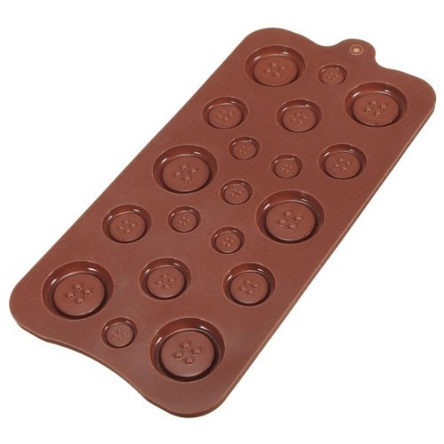 3D Button Fondant Cake Bread Decorating Sugarcraft Silicone Pop Mold Mould DIY Tools N8
