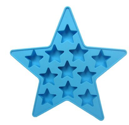 11Cup pentagram Silicone Muffin & Cupcake Baking Pans,, Non-Stick, Easy To Clean, Oven / Microwave / Dishwasher...