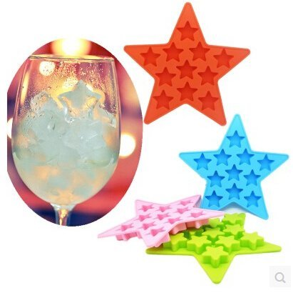 11Cup pentagram Silicone Muffin & Cupcake Baking Pans,, Non-Stick, Easy To Clean, Oven / Microwave / Dishwasher... N2