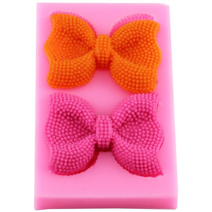 Mujiang Bow Silicone Gumpaste Sugar Fondant Cake Decorating Molds N3