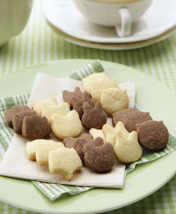Simomurakihan "Lunch Time" Food & Cookie Cutter Mold 4pcs Set (Bear, Elephant, Rabbit, Pig) 31858 N4
