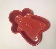 Chantal Gingerbread Man Stoneware Baking Dish 5 1/2" x 8" N2