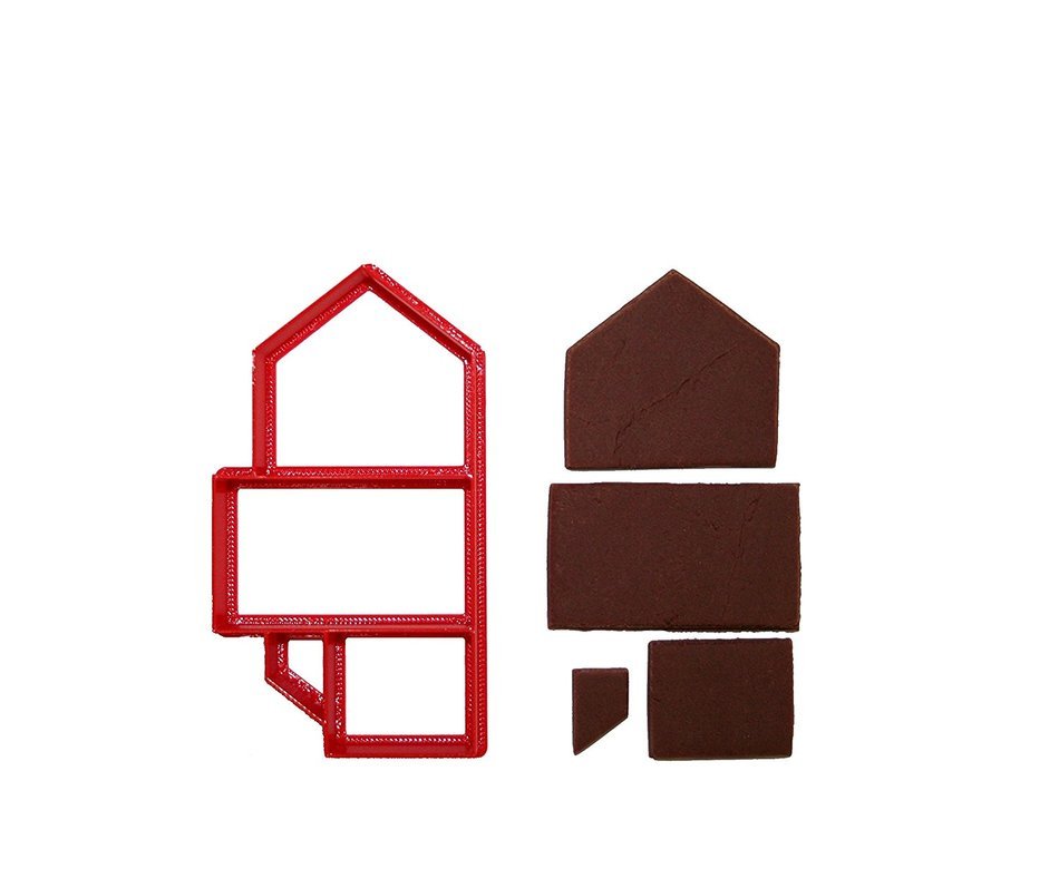 Small Gingerbread House Cutter