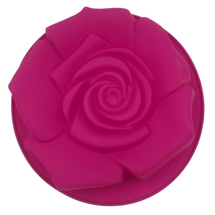 Hippih 1 X 9" Rose Shaped Bread Pie Flan Tart Birthday Party Cake Silicone Mold Chocolate Bakeware Decorating...