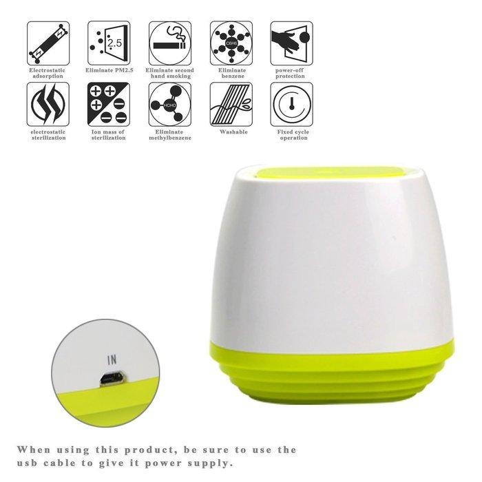 Air Cleaning System ,Negative Ion Air Purifier Sanitizer Odor Reduction for Use at Home, Office, Hotel, Conference... N12