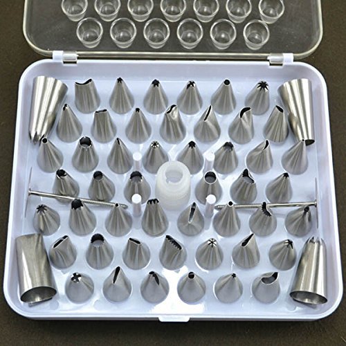 "Cake Decorating Nozzles Craft Tip Pastry Stainless Steel Set" shopping N2