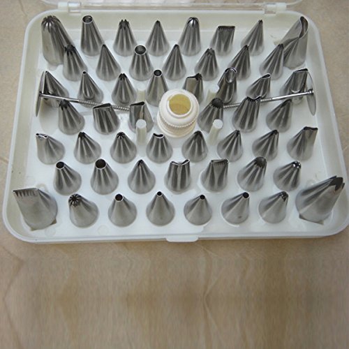 "Cake Decorating Nozzles Craft Tip Pastry Stainless Steel Set" shopping N3