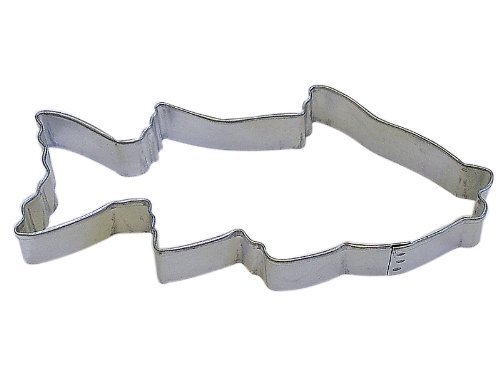 R&M Fish 5" Cookie Cutter in Durable, Economical, Tinplated Steel