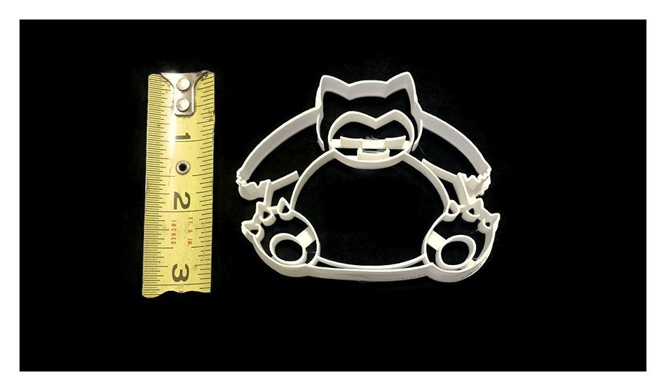 Pokemon Snorlax Cookie Cutter 3 1/2" x 2 3/4" Bake N2