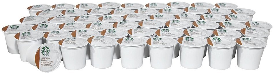 Starbucks Pike Place Torrefaction Roast, K-Cup for Keurig Brewers, 54 Count N2