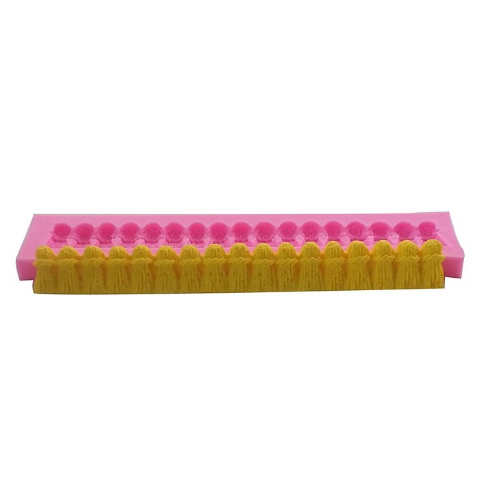 Wocuz WZ1252 Curtain Series Silicone Mold Fondant Mold Cupcake Cake Top Decoration Tool Cake Side Decorating Mold... N2