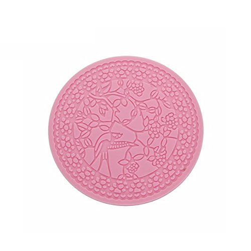 "dipshop Magpies Branches Round Silicone Lace Fondant Mold Cake Mould" shopping
